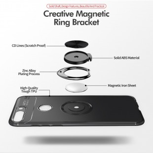 قاب ژله ای Magnet Ring Case Huawei Y7 Prime 2018