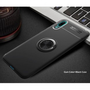 قاب ژله ای طرح چرم انگشتی Magnet Ring Case Huawei Y7 Pro 2019