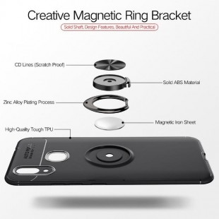 قاب ژله ای طرح چرم انگشتی Magnet Ring Case Huawei Nova 3i