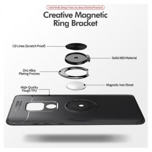 قاب ژله ای طرح چرم انگشتی Magnet Ring Case Huawei Mate 20