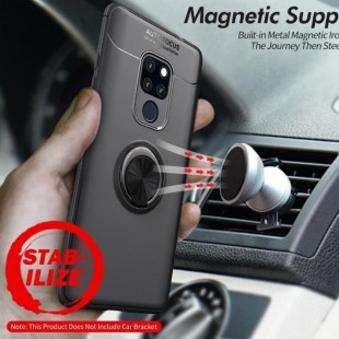 قاب ژله ای طرح چرم انگشتی Magnet Ring Case Huawei Mate 20