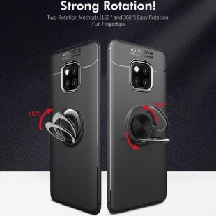 قاب ژله ای طرح چرم انگشتی Magnet Ring Case Huawei Mate 20 Pro
