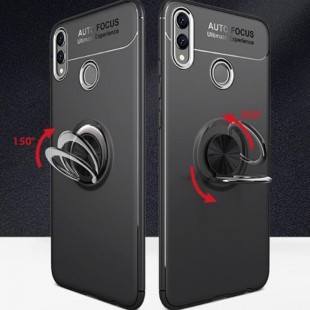 قاب ژله ای طرح چرم انگشتی Magnet Ring Case Huawei Honor 8X