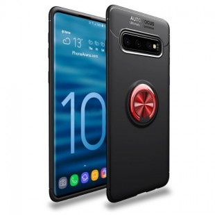 قاب ژله ای طرح چرم انگشتی Magnet Ring Case Samsung Galaxy S10