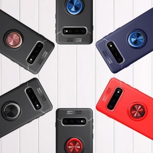 قاب ژله ای طرح چرم انگشتی Magnet Ring Case Samsung Galaxy S10