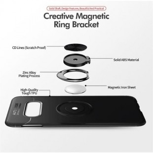 قاب ژله ای طرح چرم انگشتی Magnet Ring Case Samsung Galaxy S10e