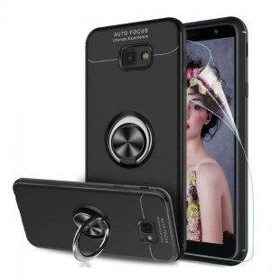 قاب ژله ای طرح چرم Magnet Ring Case Samsung Galaxy J4 Plus