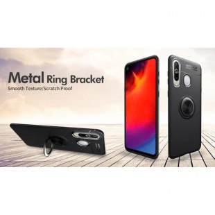 قاب ژله ای طرح چرم انگشتی Magnet Ring Case Samsung Galaxy A8s