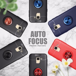 قاب ژله ای طرح چرم انگشتی Magnet Ring Case Samsung Galaxy J6