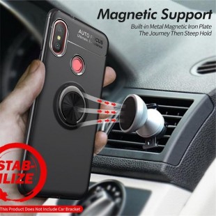 قاب ژله ای طرح چرم انگشتی Magnet Ring Case Xiaomi Redmi S2/y2