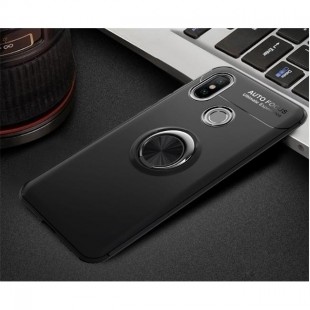 قاب ژله ای طرح چرم انگشتی Magnet Ring Case Xiaomi Redmi 6 Pro/Mi A2 Lite