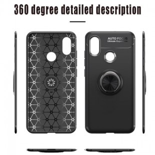 قاب ژله ای طرح چرم انگشتی Magnet Ring Case Xiaomi Redmi 6 Pro/Mi A2 Lite