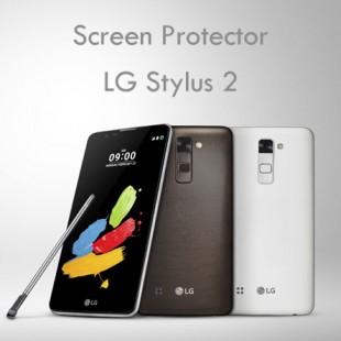محافظ LCD شیشه ای گلس شیشه ای Glass Screen Protector.Guard for LG Stylus 2