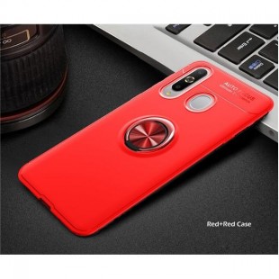 قاب ژله ای طرح چرم انگشتی Magnet Ring Case Samsung Galaxy A8s