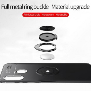 قاب ژله ای طرح چرم انگشتی Magnet Ring Case Samsung Galaxy A40