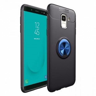 قاب ژله ای طرح چرم انگشتی Magnet Ring Case Samsung Galaxy J6