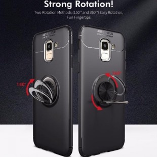 قاب ژله ای طرح چرم انگشتی Magnet Ring Case Samsung Galaxy J6