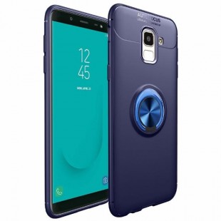 قاب ژله ای طرح چرم انگشتی Magnet Ring Case Samsung Galaxy J6