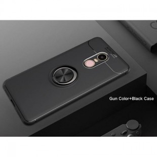 قاب ژله ای طرح چرم Magnet Ring Case Xiaomi Redmi Note 4X