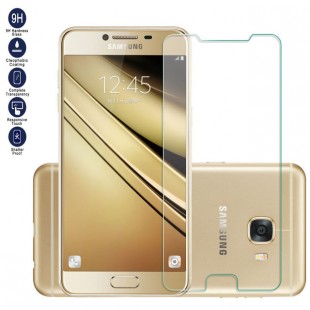 محافظ LCD شیشه ای Glass Screen Protector.Guard for Samsung Galaxy C7
