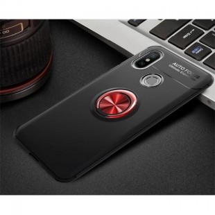 قاب ژله ای طرح چرم انگشتی Magnet Ring Case Xiaomi Redmi 6 Pro/Mi A2 Lite