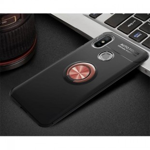 قاب ژله ای طرح چرم انگشتی Magnet Ring Case Xiaomi Redmi 6 Pro/Mi A2 Lite