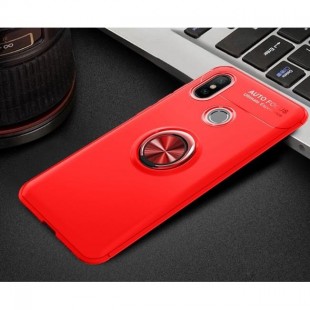 قاب ژله ای طرح چرم انگشتی Magnet Ring Case Xiaomi Mi 8SE