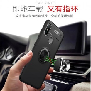 قاب ژله ای طرح چرم انگشتی Magnet Ring Case Xiaomi Mi 8