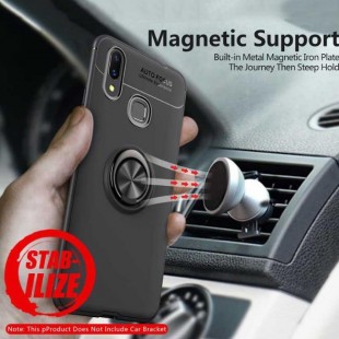 قاب ژله ای طرح چرم انگشتی Magnet Ring Case Xiaomi Mi Max 3Pro