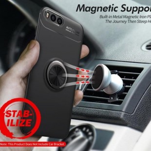 قاب ژله ای طرح چرم انگشتی Magnet Ring Case Xiaomi Mi Note 3