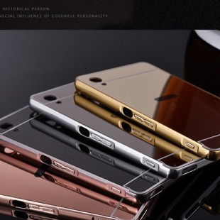 قاب محکم آینه ای Mirror Glass Case for Sony Xperia M4