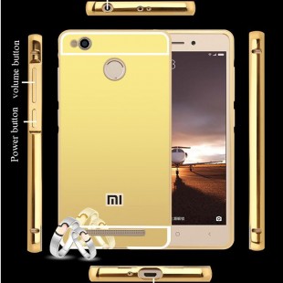 قاب محکم آینه ای Mirror Glass Case for Xiaomi Redmi 3s