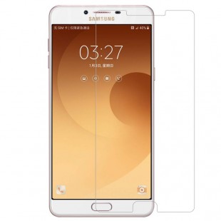 محافظ LCD شیشه ای Glass Screen Protector.Guard Samsung Galaxy C9 Pro