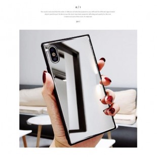 قاب آینه ای مستطیلی Rectangle Mirror Case Apple iPhone Xr