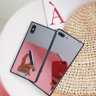 قاب آینه ای مستطیلی آیفون Rectangle Mirror Case iPhone Xs Max