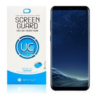 محافظ LCD ژله ای BestSuit UC Screen Protector.Guard Samsung Galaxy S8 Plus - برچسب پشت و رو 360 درجه