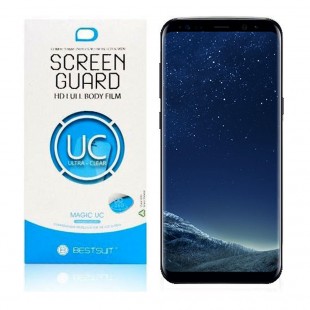 محافظ LCD ژله ای BestSuit UC Screen Protector.Guard Samsung Galaxy S8 Plus - برچسب پشت و رو 360 درجه