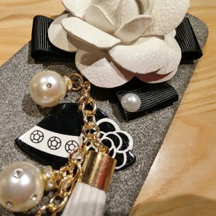 قاب ژله ایکاغذی Flower 3D Dangling pearls CaseApple iPhone 7