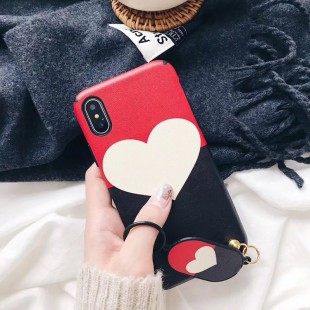 قاب ژله ای بند دار Love Band Case Apple iPhone X