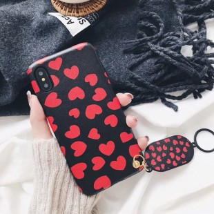 قاب ژله ای بند دار Love Band Case Apple iPhone X