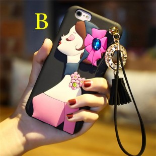 قاب ژله ای Hello Lady New Case Apple iPhone 7