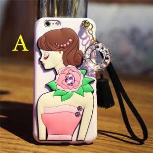 قاب ژله ای Hello Lady New Case Apple iPhone 7