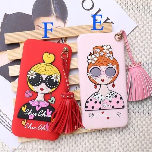 قاب ژله ای Hello Lady Sun Glass Case Samsung Galaxy S8