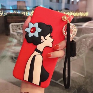 قاب ژله ای Hello Lady New Case Huawei P8 Lite 2017