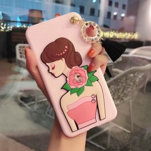 قاب ژله ای Hello Lady New Case Huawei P8 Lite 2017