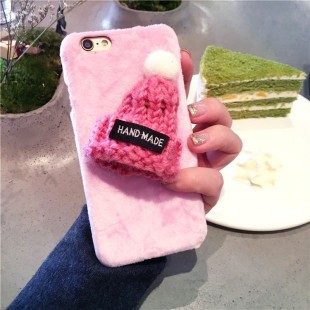 قاب مخملی Winter Fur 3D Plush Hat Case for Apple iPhone 6 Plus