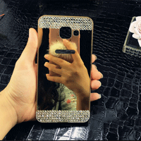 قاب محکم Diamond Mirror Case for Samsung Galaxy A5 2016 قاب آینه ای نگین دار