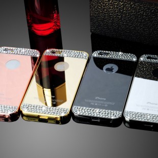 قاب محکم Diamond Mirror Case for Apple iPhone 6 Plus قاب آینه ای نگین دار