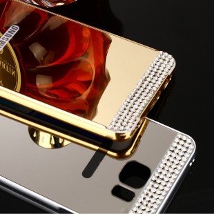 قاب محکم Diamond Mirror Case for Samsung Galaxy A7 2016 قاب آینه ای نگین دار