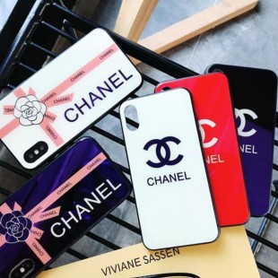 قاب پشت گلس چنل Chanel Back Glass Case iPhone 7